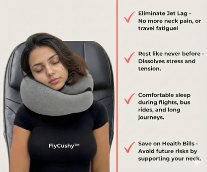 FlyCushy™ 360° TRAVEL PILLOW