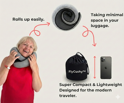 FlyCushy™ 360° TRAVEL PILLOW